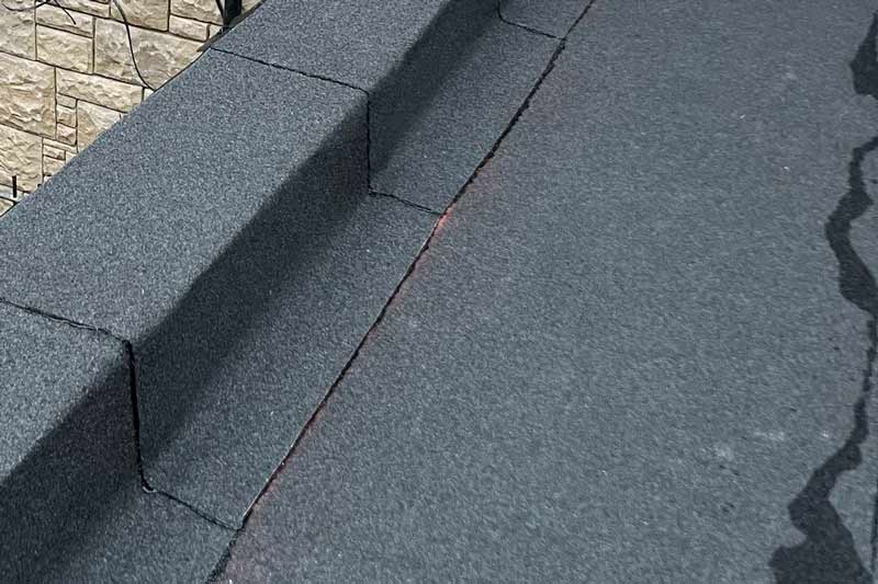 3-layer felt roof / built up felt roof system installed and repaired in Glasgow.